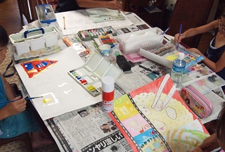 夏休み臨時開講では多くの仲間と一緒に・・・